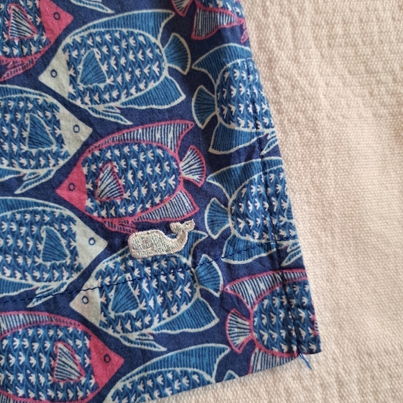 Vineyard Vines tropical fish vacation girls size Small or 7-8 tunic, EUC - Picture 2 of 6